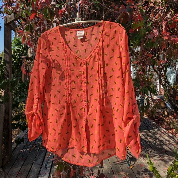 Got to BEE sunny mossimo top - Picture 4 of 14